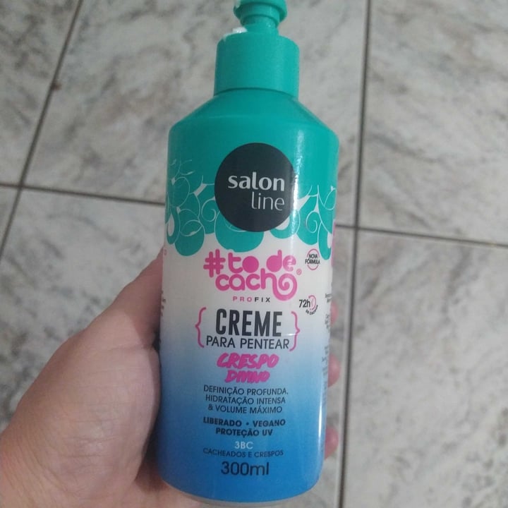 review photo of Salon line #to de cacho - creme para pentear - crespo divino shared by @oraci on 22 May 2022 - review