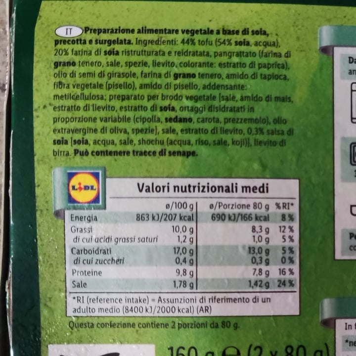 photo of Vemondo 2 Cotolette a Base di Soia shared by @chiaradigia on  24 Apr 2022 - review