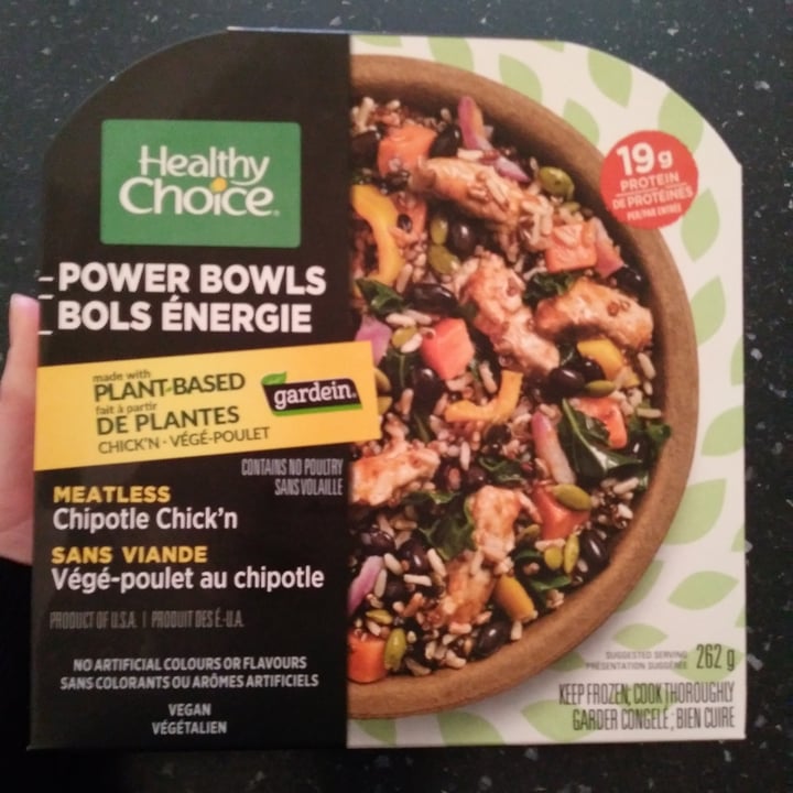 review photo of Healthy Choice Chipotle Chick’n with Gardein shared by @practicallyvegan on 11 Dec 2020 - review