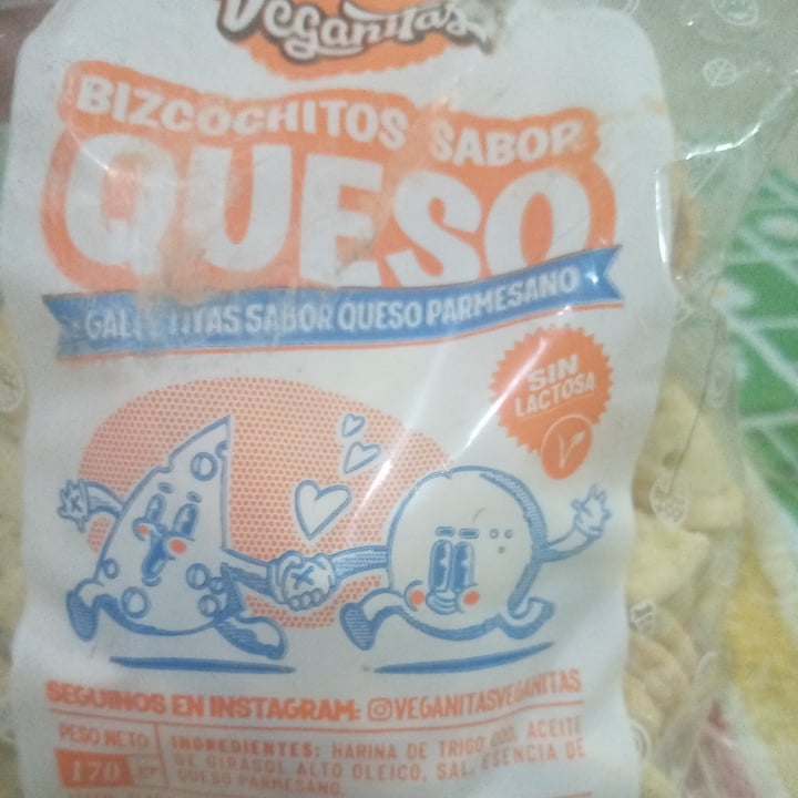 photo of Veganitas Bizcochitos sabor Queso shared by @lauublackmamba on  13 Feb 2021 - review