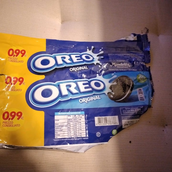 photo of  Mondelēz International Oreo Original shared by @annalisadanese on  10 Mar 2022 - review