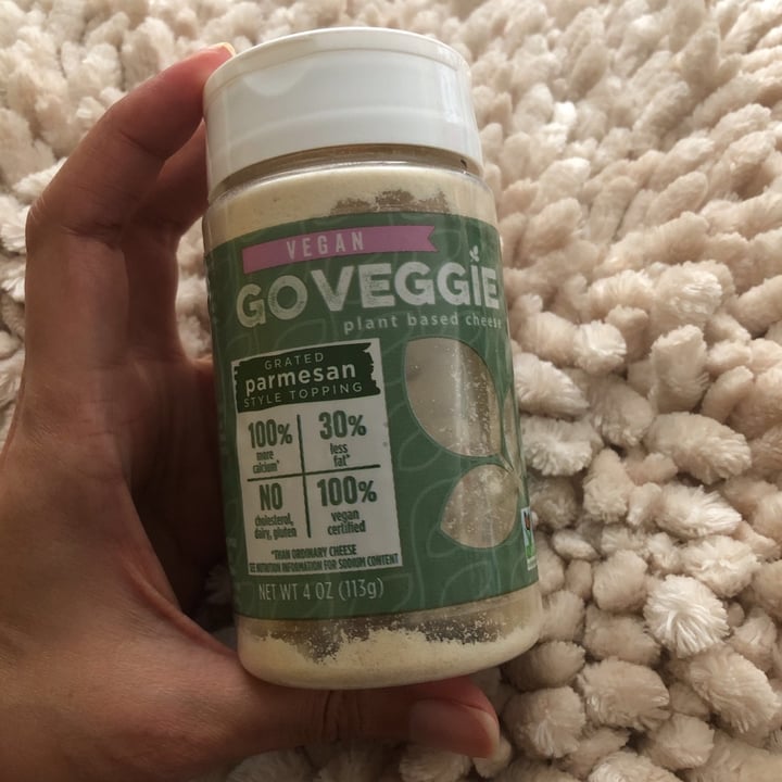 photo of GO VEGGIE Vegan Parmesan Grated Topping shared by @evamarie on  30 Jun 2020 - review