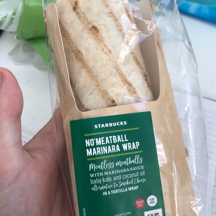 photo of Starbucks No meatball marinara wrap shared by @rhiannondiamxnd on  14 Sep 2021 - review