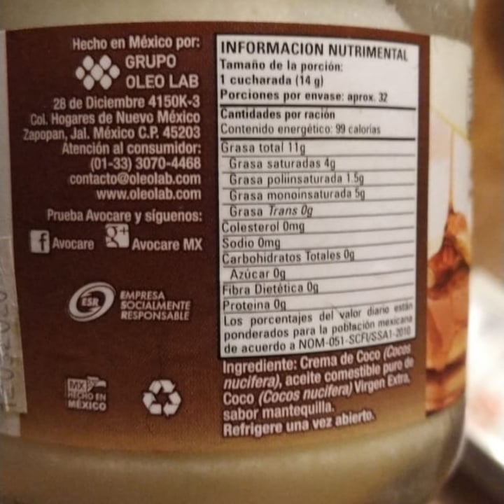 review photo of GRUPO OLEO LAB Cococare Mantequilla De Coco shared by @erikayuliana on 08 Jun 2020 - review