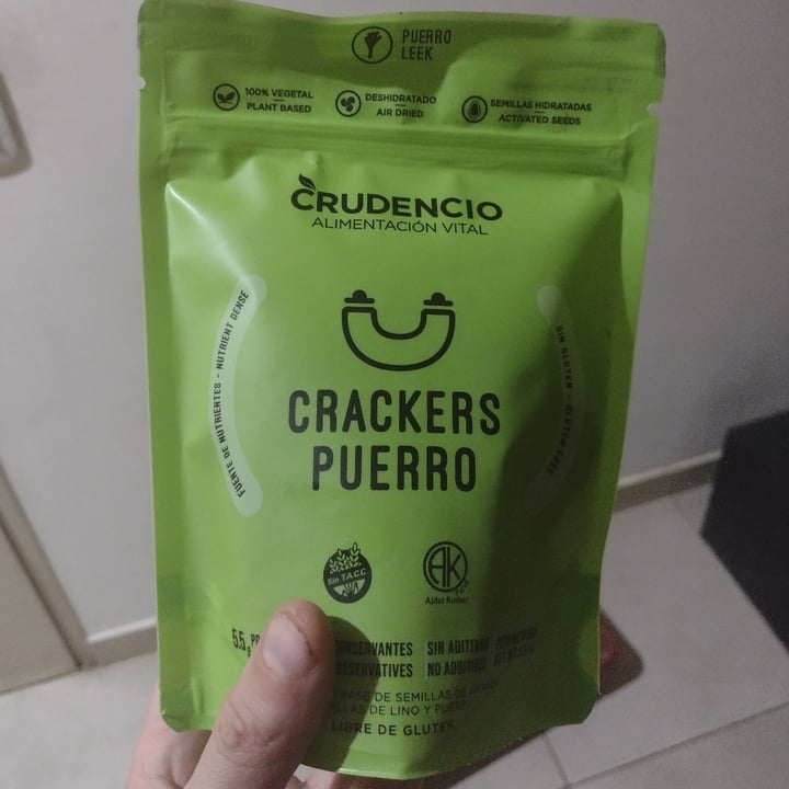 photo of Crudencio Crackers de puerro shared by @joacosol on  16 Oct 2021 - review