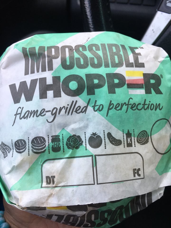 photo of Burger King The impossible burger 🍔 shared by @bethcave on  08 Sep 2019 - review