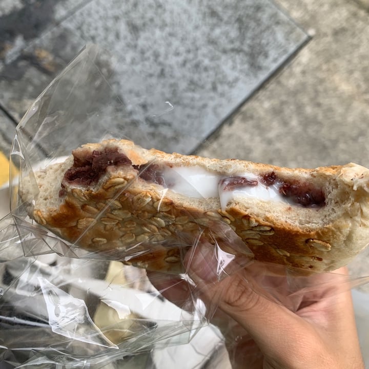 photo of YES Natural red bean mochi bread shared by @nutsfortheearth on  16 Jan 2021 - review
