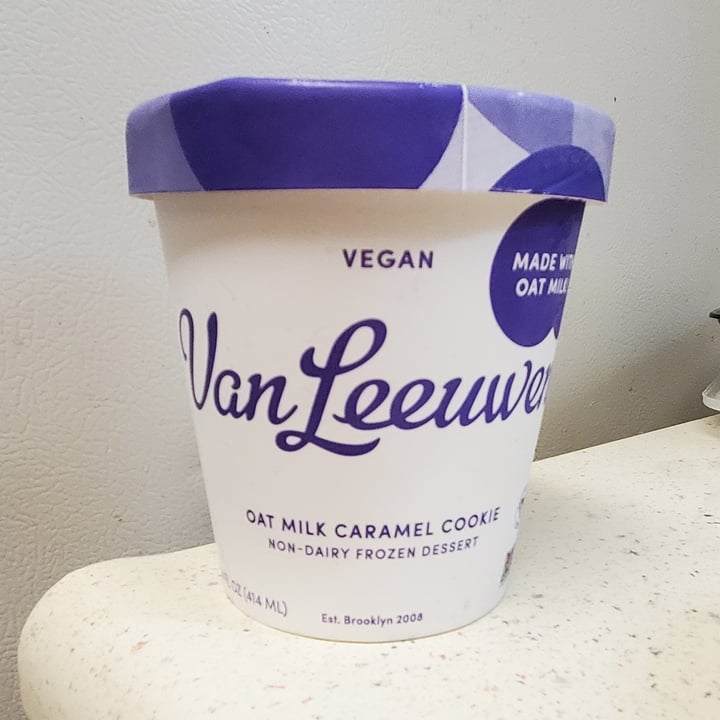 review photo of Van Leeuwen Oat Milk Caramel Cookie Ice Cream shared by @iamchristinevilla on 21 Apr 2021 - review
