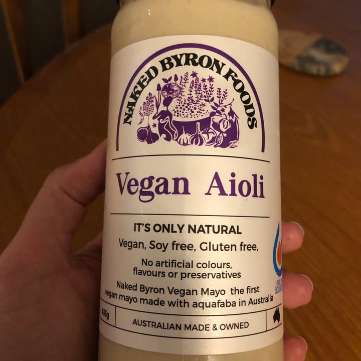 review photo of Naked Byron Foods Vegan Mayonnaise - Aioli shared by @louiselliott on 09 Oct 2020 - review