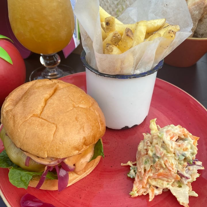 review photo of Toro Lounge Vegan beyond cheese burger shared by @abbierose on 18 Jun 2021 - review