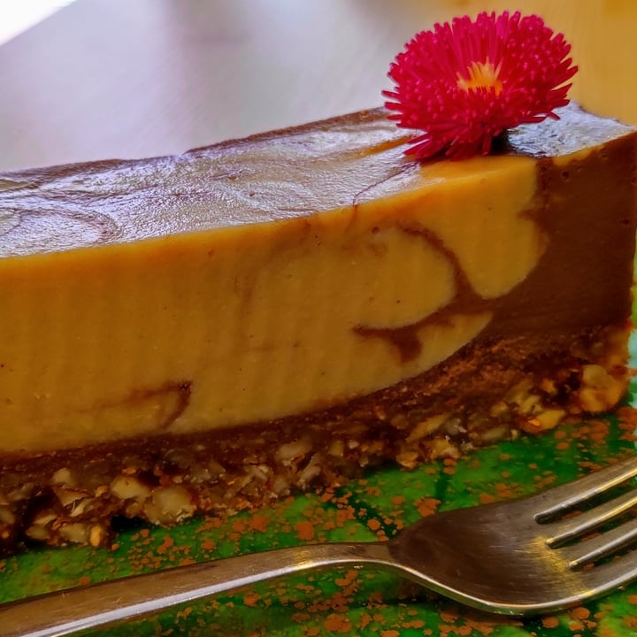 photo of O Macrobiótico Cheesecake marmoreado de mousse de cacau shared by @margaridafreitas on  19 Apr 2022 - review