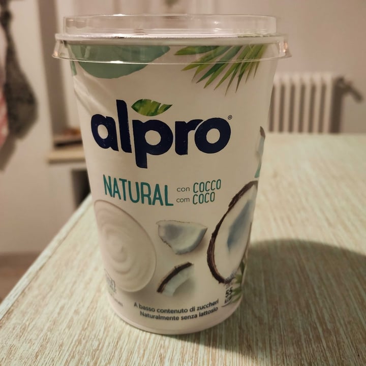 review photo of Alpro Natural Con Coco Yogurt shared by @scorpion on 19 Apr 2021 - review