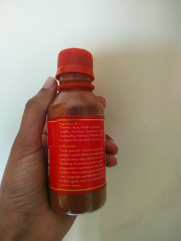 review photo of Balu's Herbals Tooth Powder shared by @thebackpacker on 29 Jan 2020 - review
