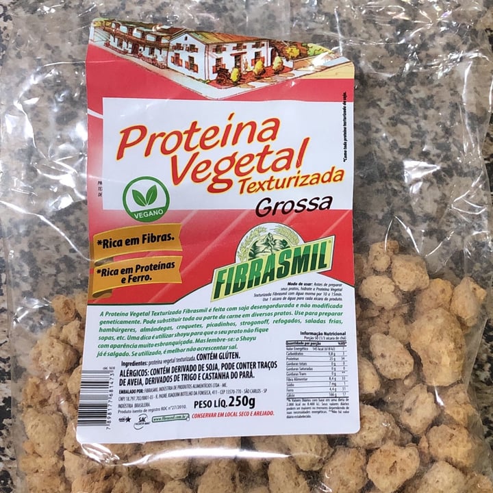 review photo of fibrasmil Proteína Vegetal Texturizada Grossa shared by @luaesolveg on 28 Jan 2022 - review