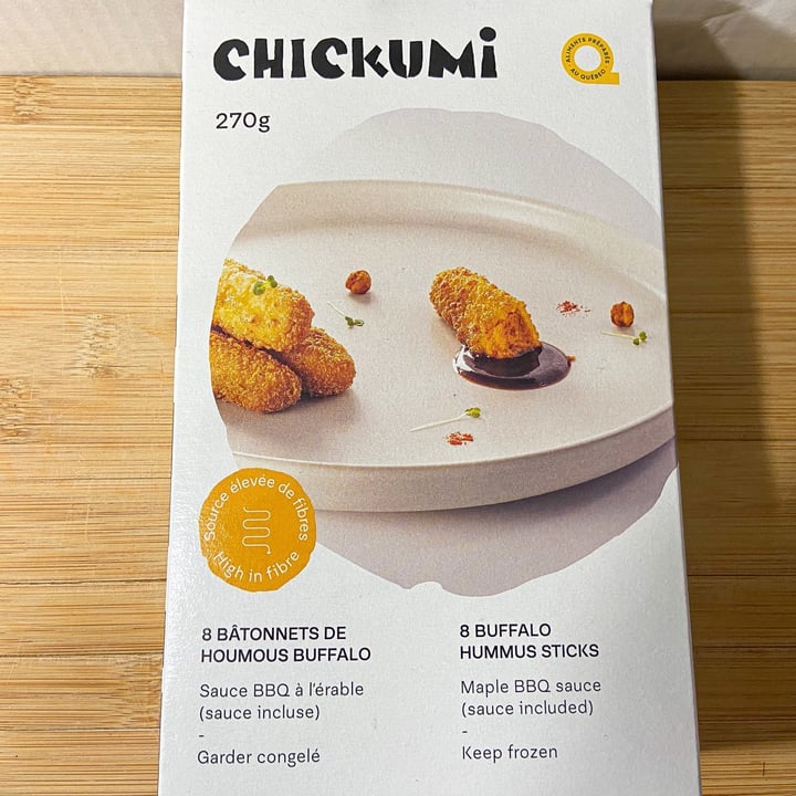 photo of Chickumi Buffalo Hummus Sticks shared by @vbolieuv on  11 Oct 2022 - review