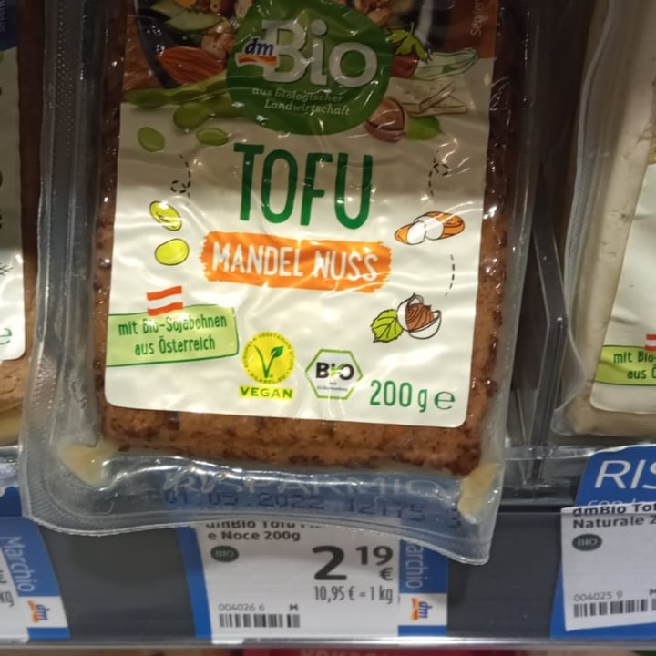 photo of dmBio Tofu Mandel Nuss shared by @maggie18 on  15 Mar 2022 - review