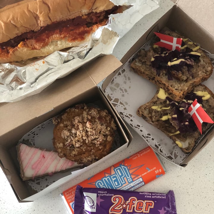 photo of Vegan Danish Bakery Vegan Danish Pate, Meatball Sub & Treats! shared by @envisioningvegan on  08 Jun 2021 - review