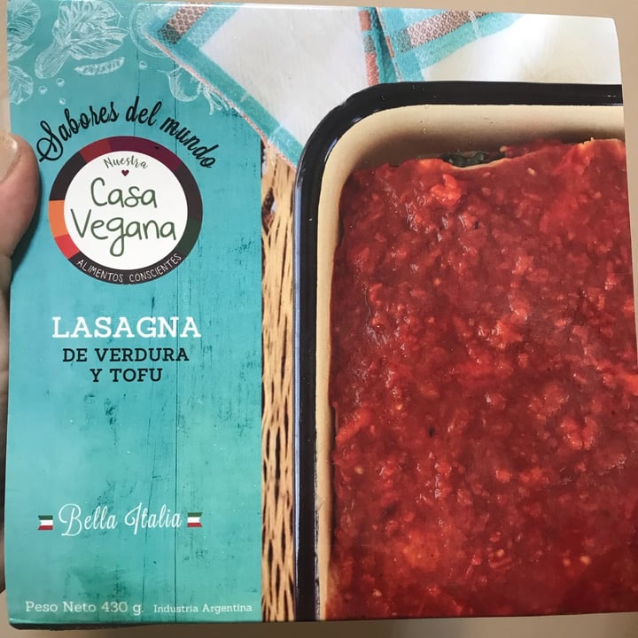 photo of Casa Vegana Lasagna shared by @esteficasotti on  21 Jan 2022 - review