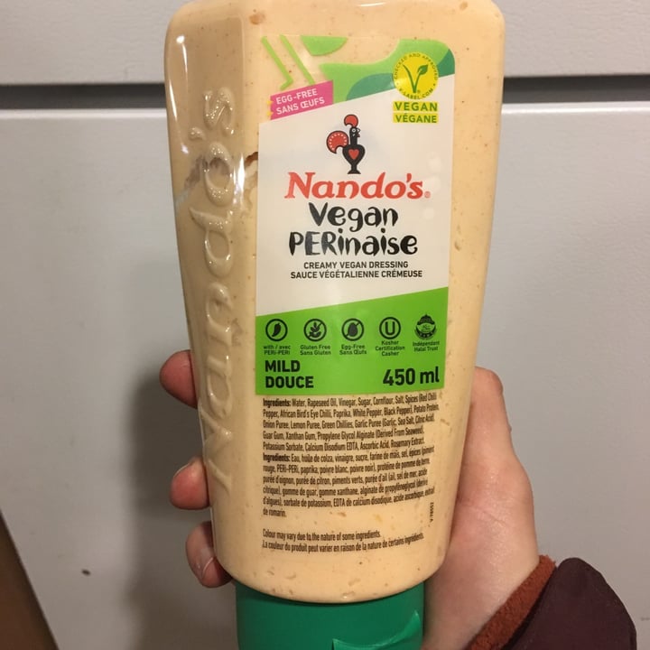 review photo of Nando's Nando's Creamy Vegan Dressing (Mild Douce) shared by @sibb on 11 Nov 2021 - review