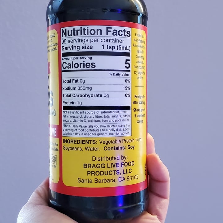 photo of Bragg Liquid Aminos shared by @lucyfoxx on  19 Feb 2021 - review