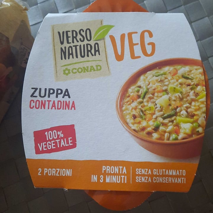 photo of Verso Natura Conad Veg Zuppa contadina shared by @daise on  24 Jun 2022 - review