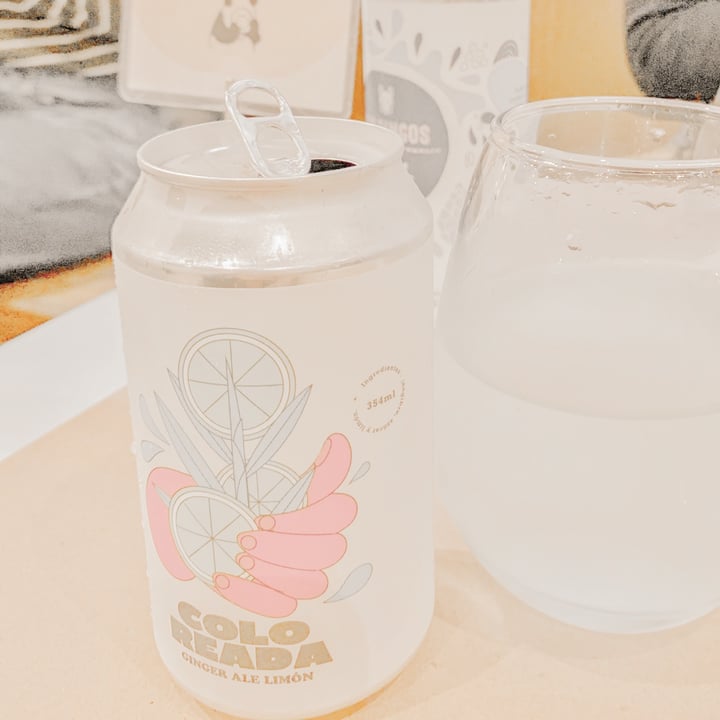 photo of Gordo Vegano coloreada ginger ale de limón shared by @maryhei on  14 Jul 2022 - review