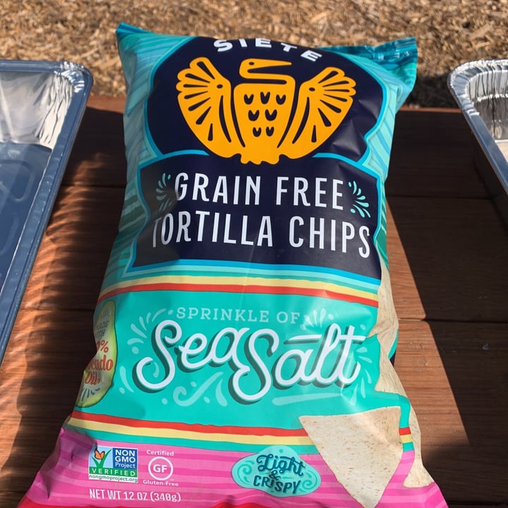 review photo of Siete Family Foods Grain Free Tortilla Chips Sprinkle of Sea Salt shared by @itstgates on 13 Feb 2021 - review