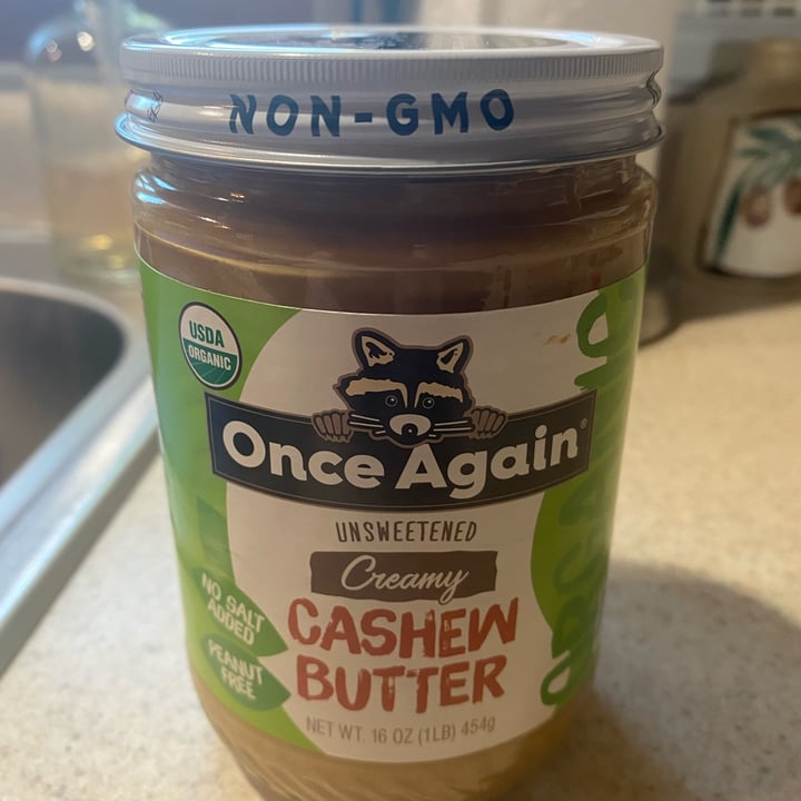 photo of Once Again Organic Creamy Cashew Butter shared by @mecornell on  14 May 2022 - review