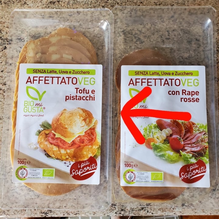 review photo of Biomigusta Affettato VEG Tofu E Pistacchi shared by @lucamichieli on 03 Sep 2021 - review