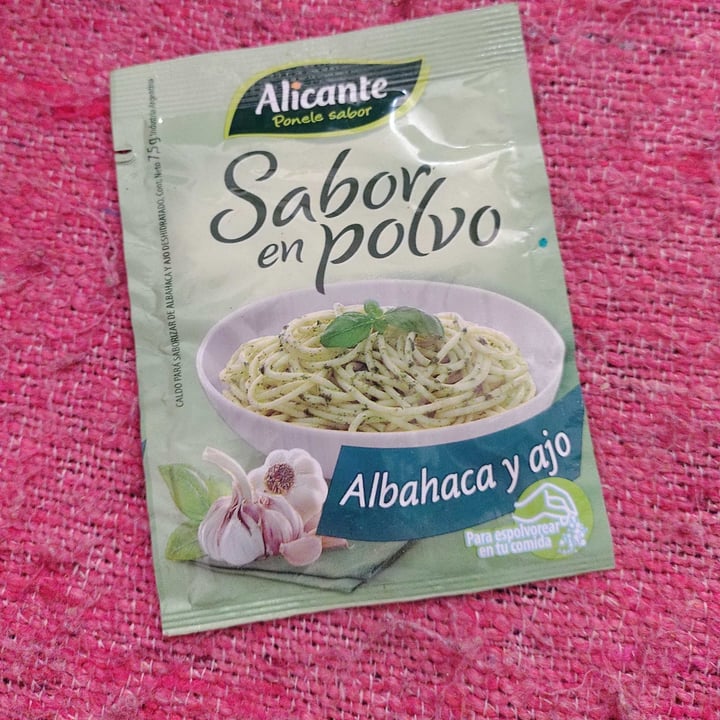 photo of Alicante Sabor En Polvo Albahaca Y Ajo shared by @antomayol on  10 May 2021 - review