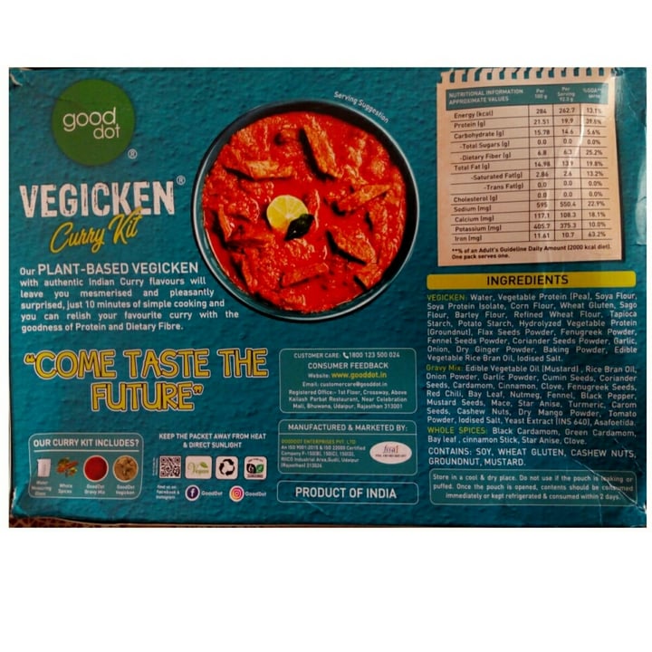 review photo of Good Dot Vegicken shared by @sanjanaznd on 11 Aug 2021 - review