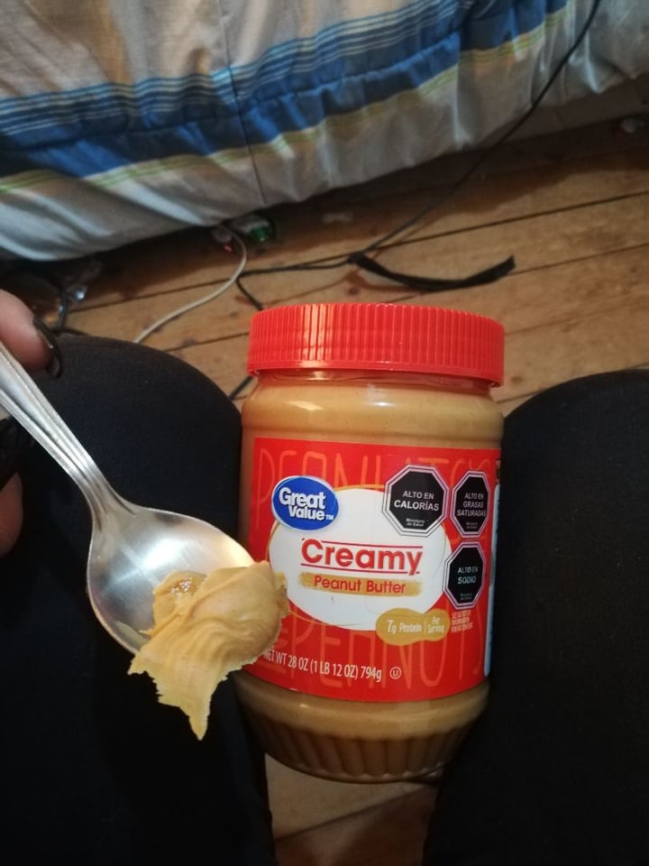 photo of Great Value  Creamy Peanut Butter shared by @toryisacat on  22 Jun 2019 - review