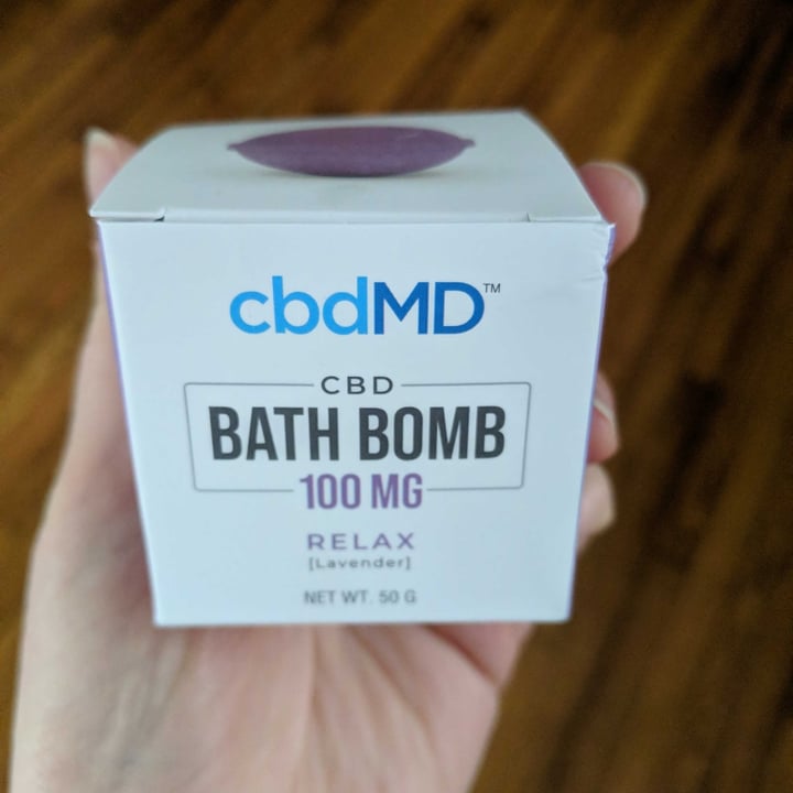 photo of Cbd md Bath bomb shared by @juliarileyfarm on  27 Feb 2021 - review
