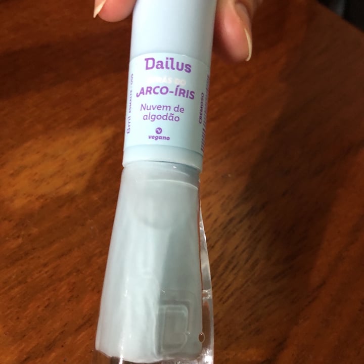 photo of Dailus Esmalte azul claro "Atrás Do Arco-íris" - Nuvem de Algodão shared by @mandibenitezx on  07 Jan 2022 - review