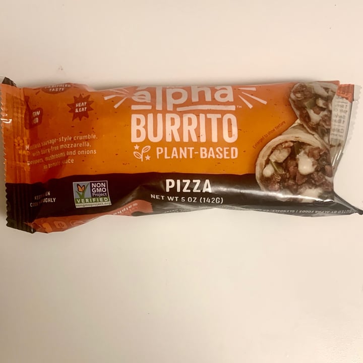 photo of Alpha Foods Pizza Burrito shared by @embean on  06 Jul 2020 - review
