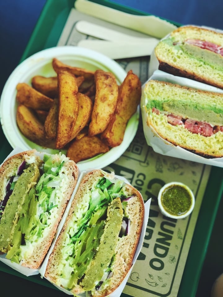 photo of MAMMATERRA Hamburguesa de Garbanzos shared by @itsfernandafood on  06 Feb 2020 - review