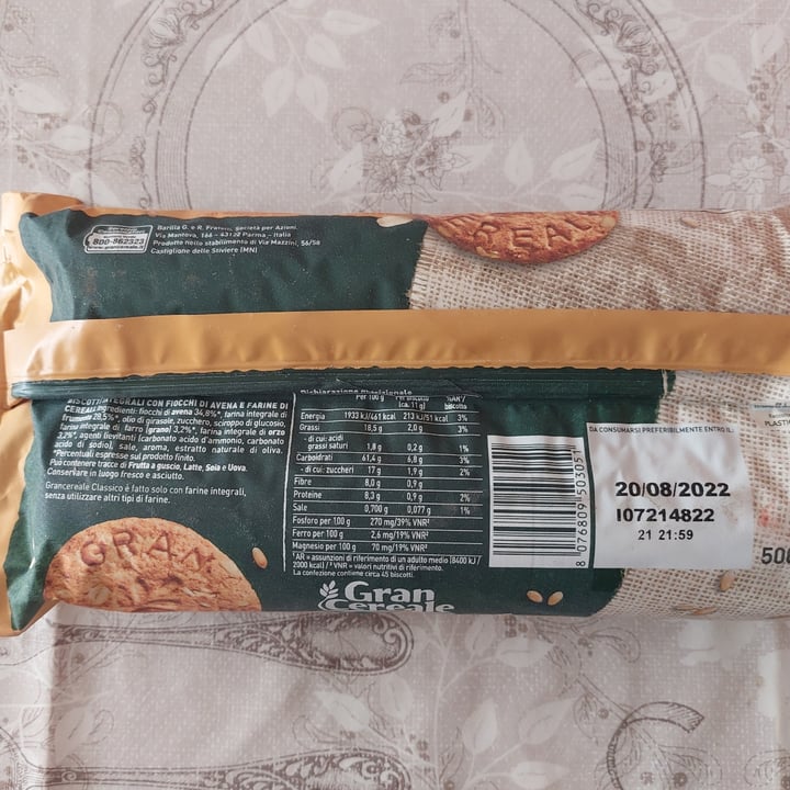 review photo of Gran Cereale Biscotti integrali con fiocchi di avena shared by @saramusa on 21 Apr 2022 - review