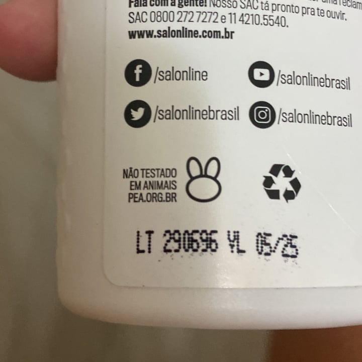 photo of Salon line Condicionador SOS Bomba shared by @majupuggina on  25 Oct 2022 - review