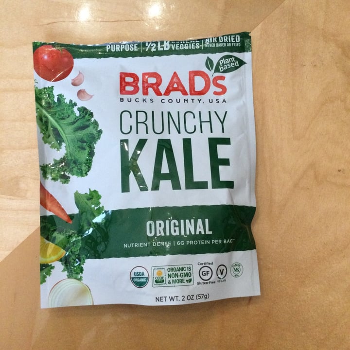 photo of Brad’s Plant Based Crunchy Kale Chips shared by @janetisvegan on  16 Apr 2022 - review