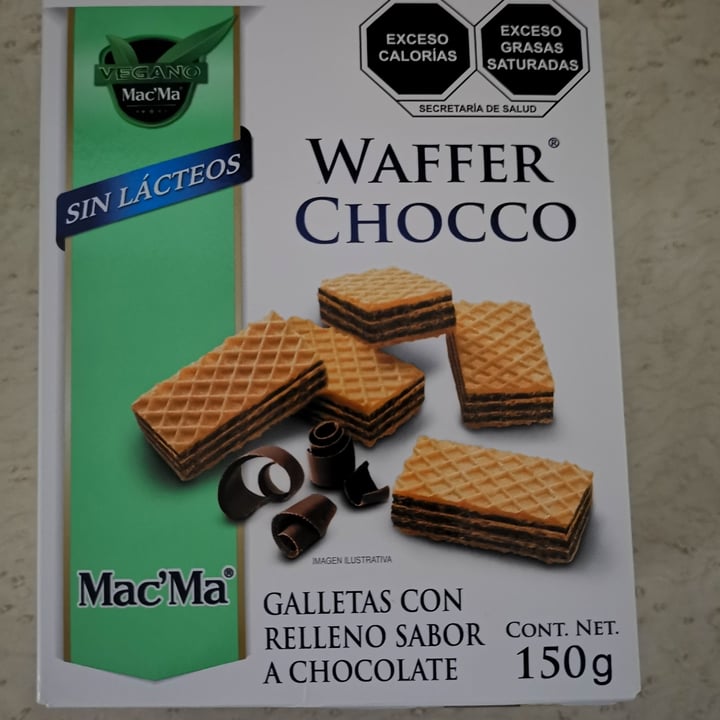 photo of Mac'Ma Waffer Chocco shared by @carolinamar on  28 Aug 2022 - review