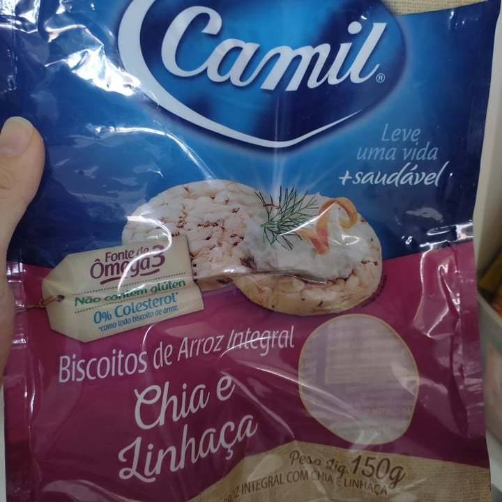 photo of Camil Biscoito de Arroz Integral shared by @andreinafreitas on  18 Jul 2021 - review