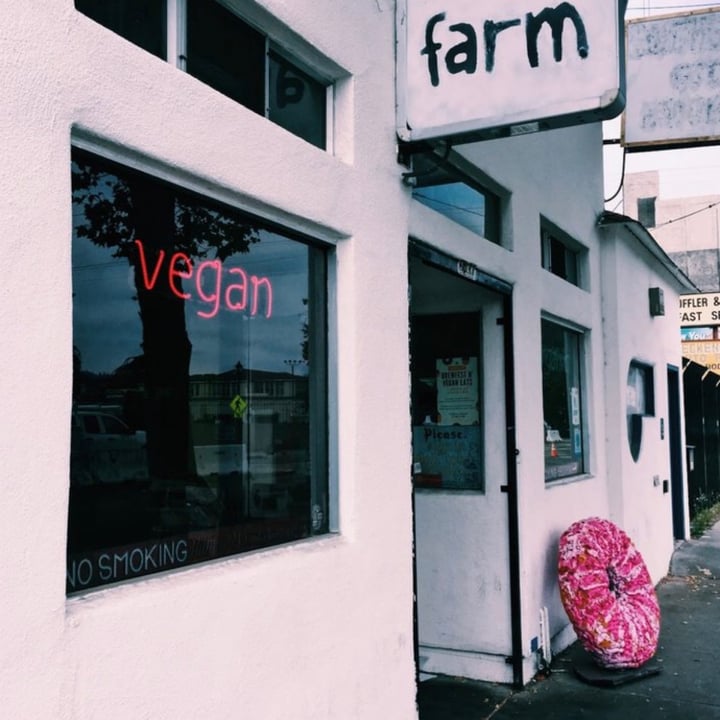review photo of Donut Farm Oakland raspberry jelly donut shared by @galina on 29 Mar 2021 - review