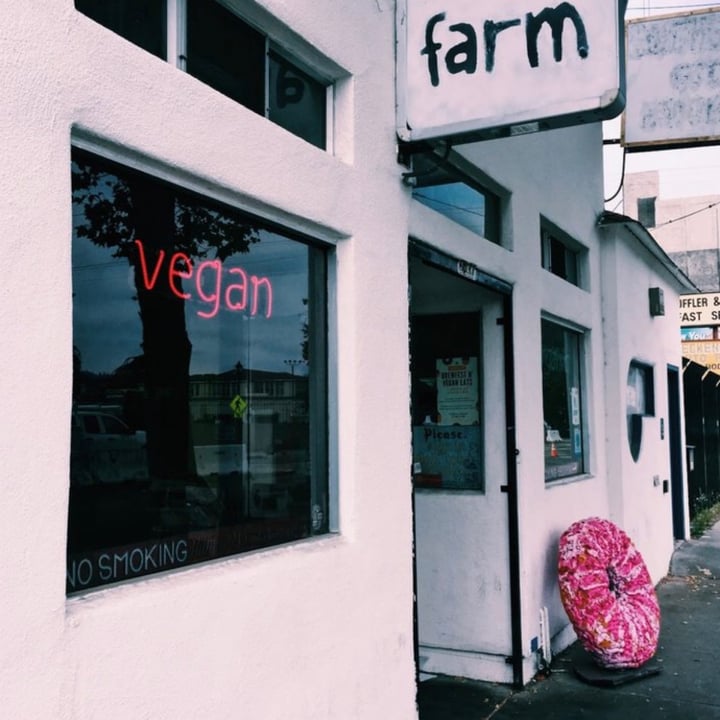 photo of Donut Farm Oakland raspberry jelly donut shared by @galina on  29 Mar 2021 - review