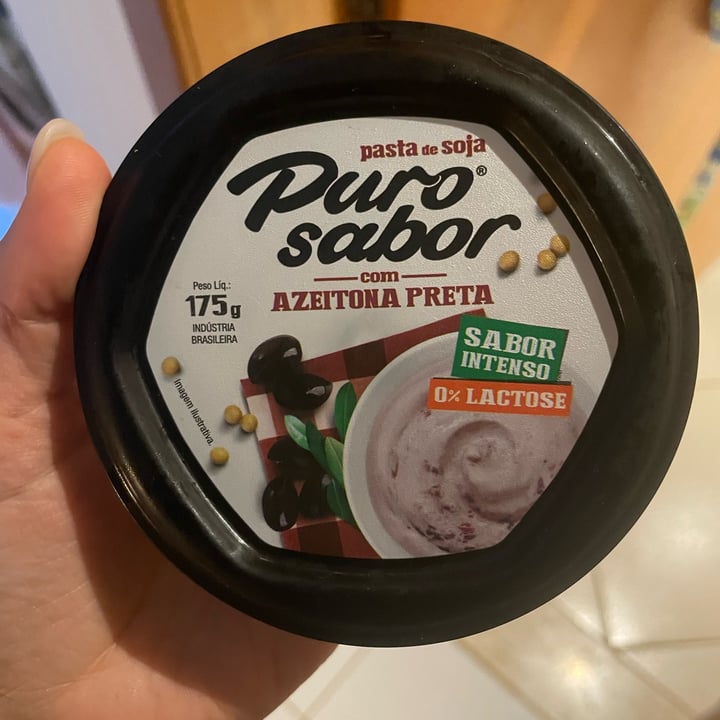 photo of Puro Sabor Pasta De Soja com Azeitona Preta shared by @alicesviana on  26 Oct 2021 - review