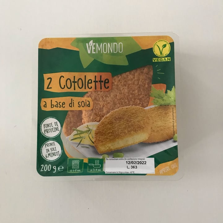 review photo of Vemondo 2 Cotolette a Base di Soia shared by @elenab on 26 Jan 2022 - review