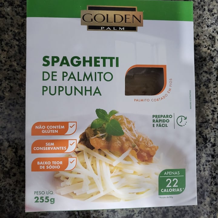 review photo of Golden Palm Spaghetti palmito de pupunha shared by @minescotrim on 26 May 2022 - review