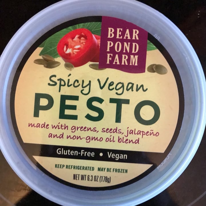 photo of Bear Pond Farm Spicy Vegan Pesto shared by @lynno on  18 Apr 2022 - review