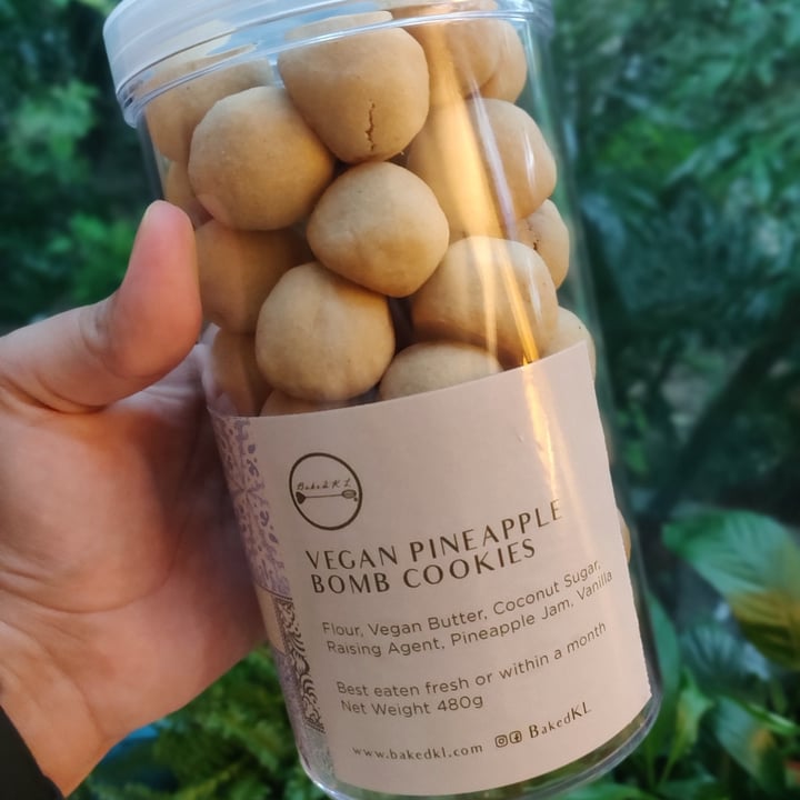review photo of BakedKL Vegan Pineapple Bomb Cookies shared by @lightofwomxn on 24 Apr 2021 - review