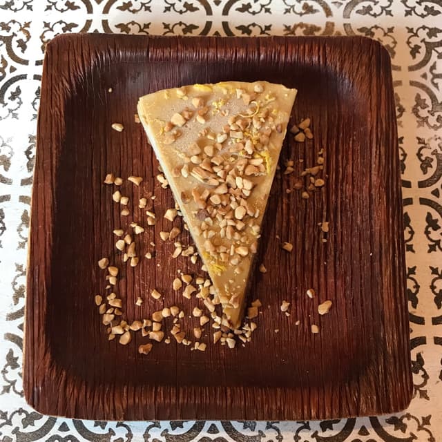 Foto del piatto “Torta de Capim Santo”