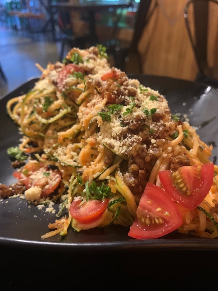 photo of Afterglow By Anglow Raw Zucchini Linguine With Walnut ‘Meat’-Balls shared by @katcerv on  17 Oct 2019 - review